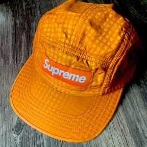 Supreme Reflective Orange Camp Cap Summer17